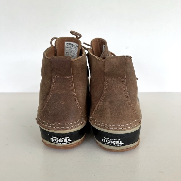 Sorel Women's Out N about Leather Snow Boot, Elk (Tan), size 8 - Picture 5 of 13